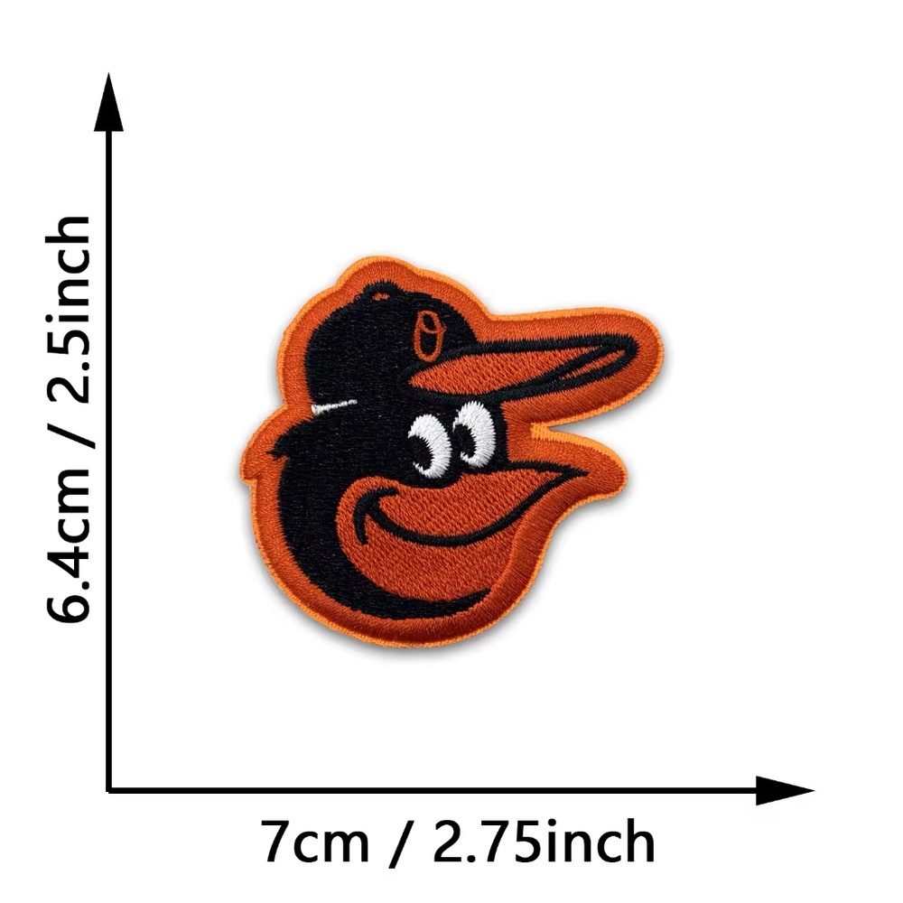 Vintage Baltimore Orioles MLB Patches DIY Baseball All Teams Embroidered Fenway